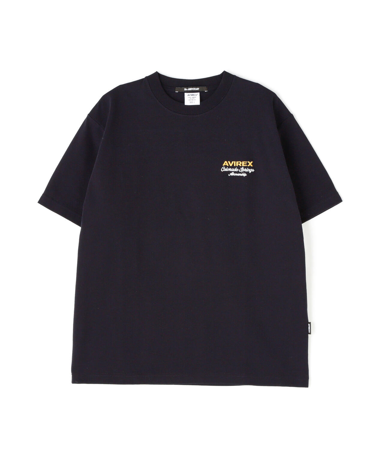 USAFA SQUADRONS EMBROIDERY T-SHIRT / 刺繍 半袖Tシャツ / AVIREX / アヴィレックス
