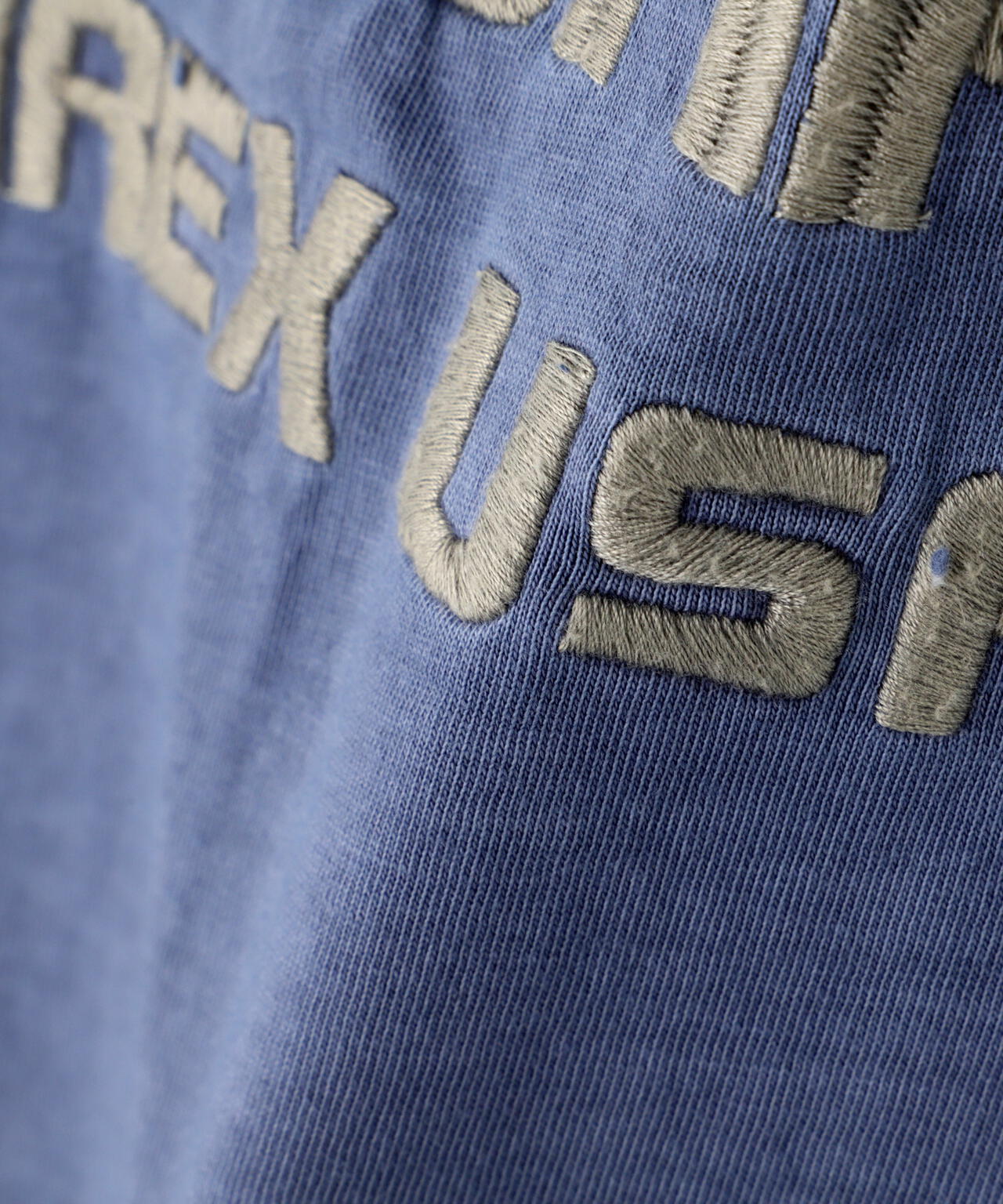 FADE WASH EMBROIDERY T-SHIRT ”U.S.AAC”