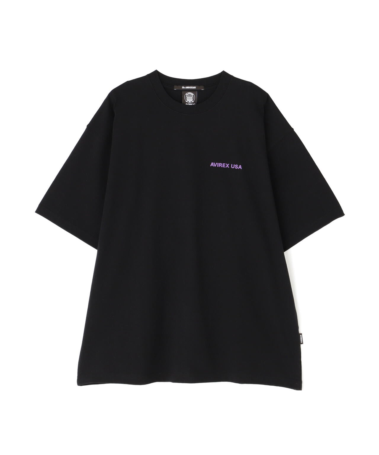 CIRCLE LOGO T-SHIRT "QUEENS BRIDGE" / サークルロゴ 半袖Tシャツ / AVIREX / アヴィレックス