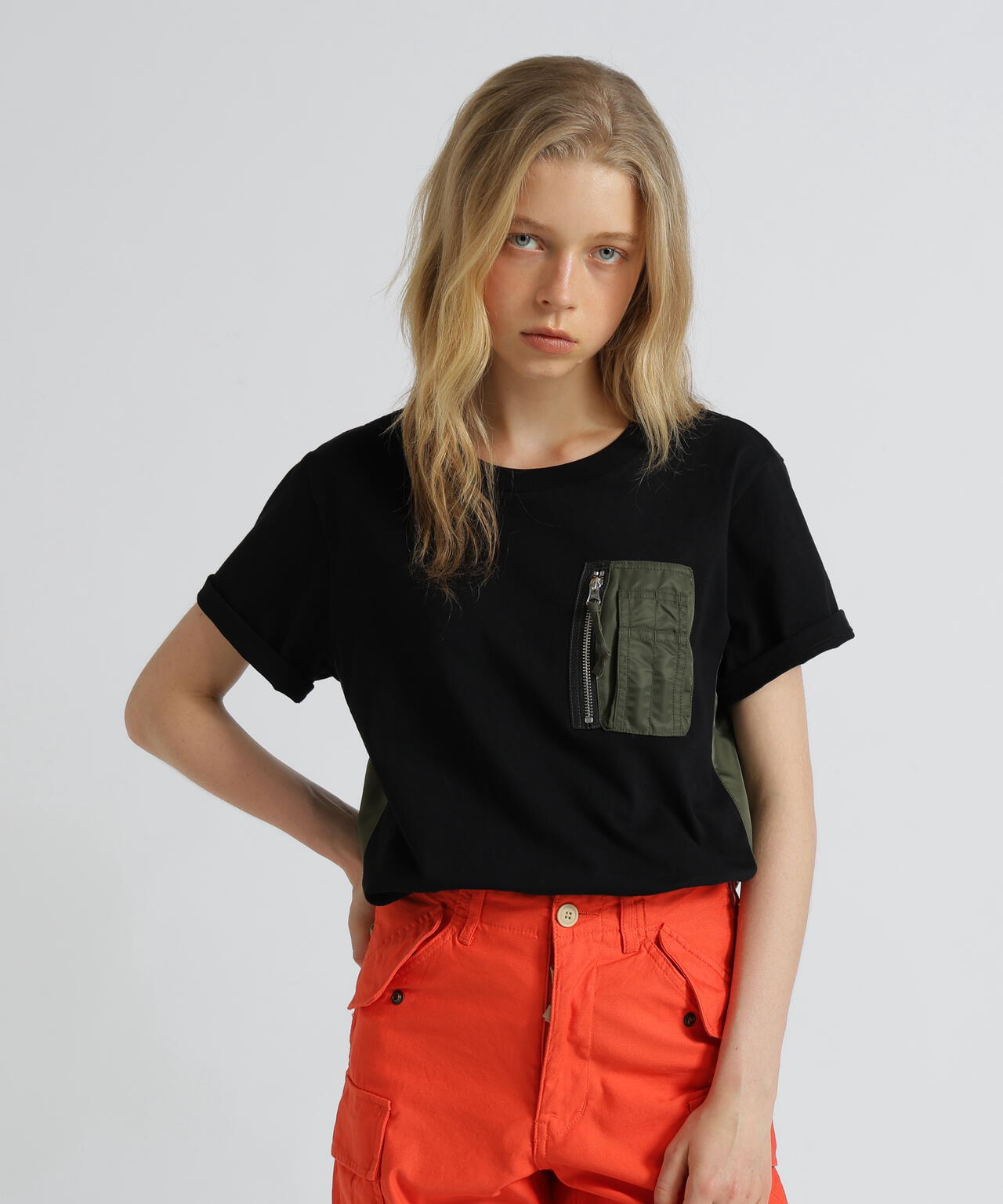 《WEB&DEPOT限定》MA-1 POCKET T-SHIRT