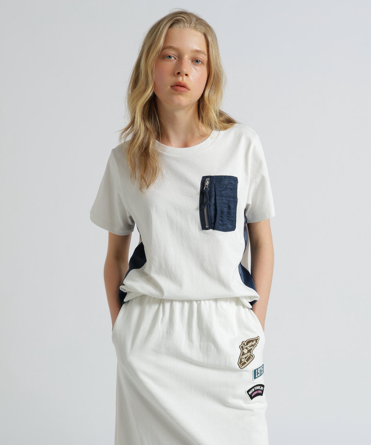 《WEB&DEPOT限定》MA-1 POCKET T-SHIRT