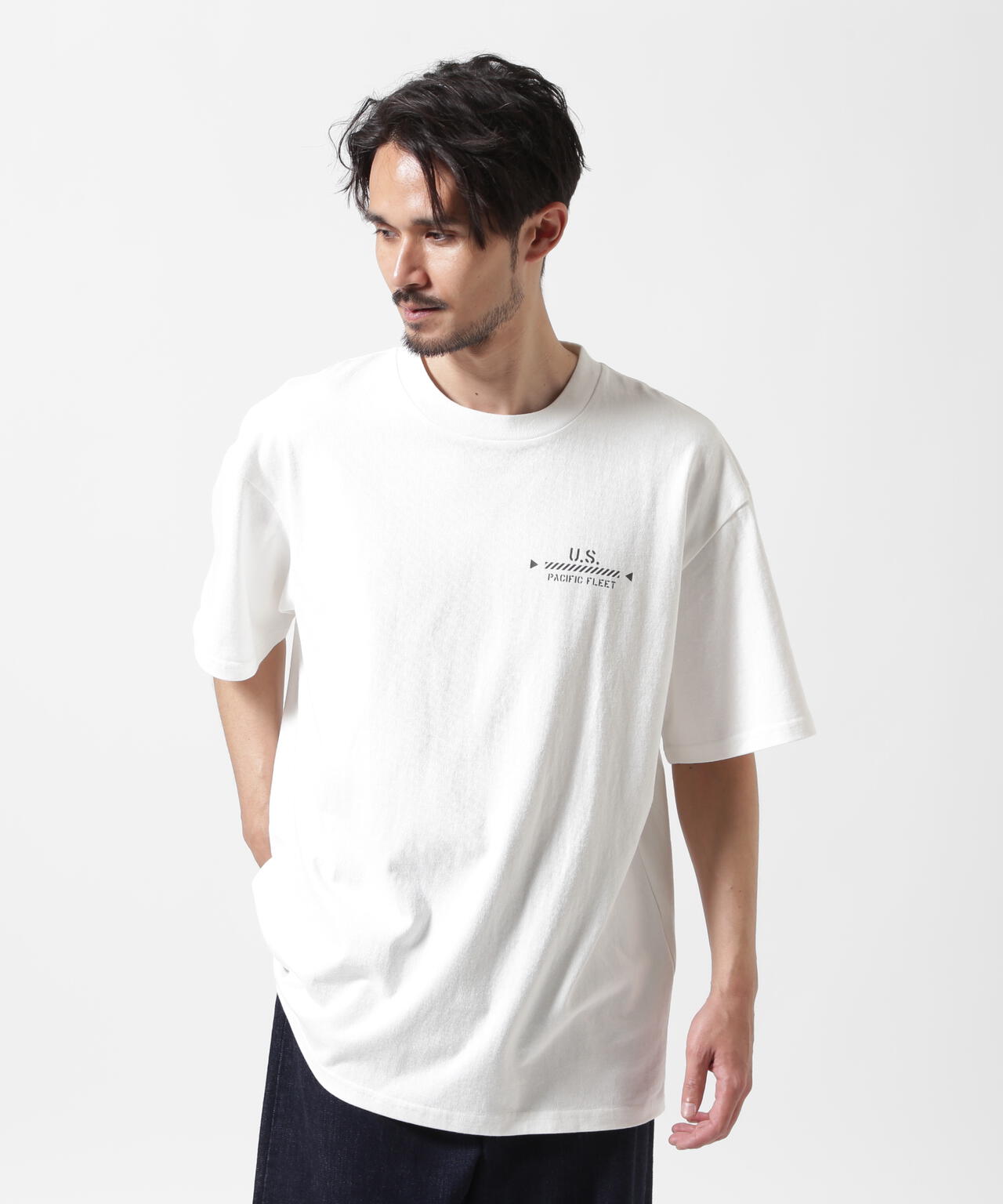 《WEB&DEPOT限定》SHEETING T-SHIRT "S.F.W"