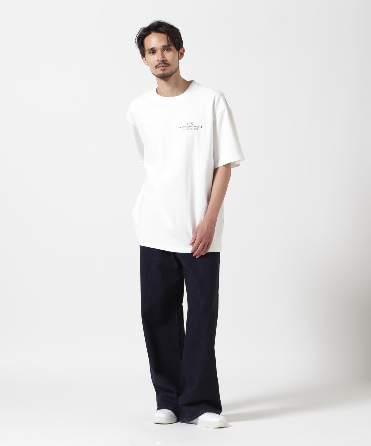 《WEB&DEPOT限定》SHEETING T-SHIRT "S.F.W"