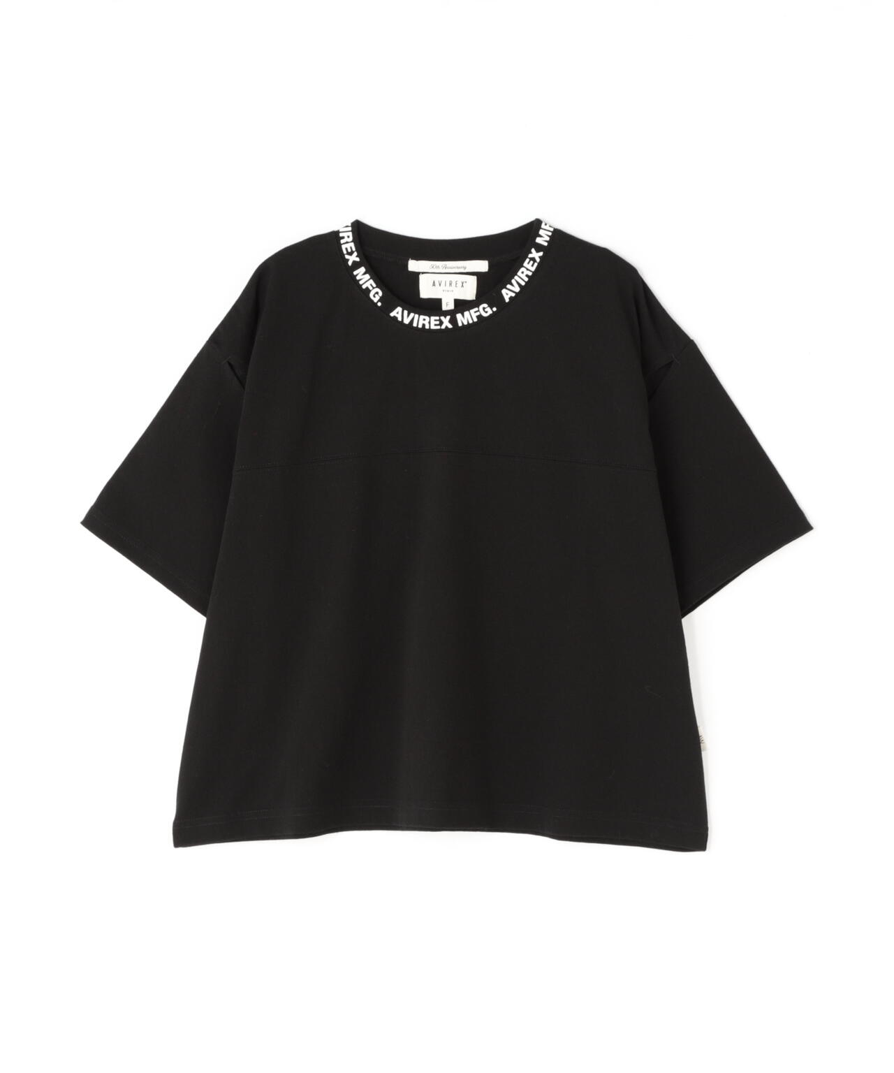 《WOMEN'S》OPEN COLLAR PRINT T-SHIRT/オープンカラープリントTシャツ