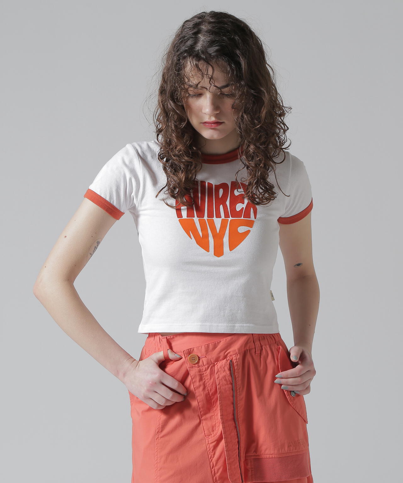 RINGER HEART LOGO T-SHIRT/リンガーハートロゴTシャツ