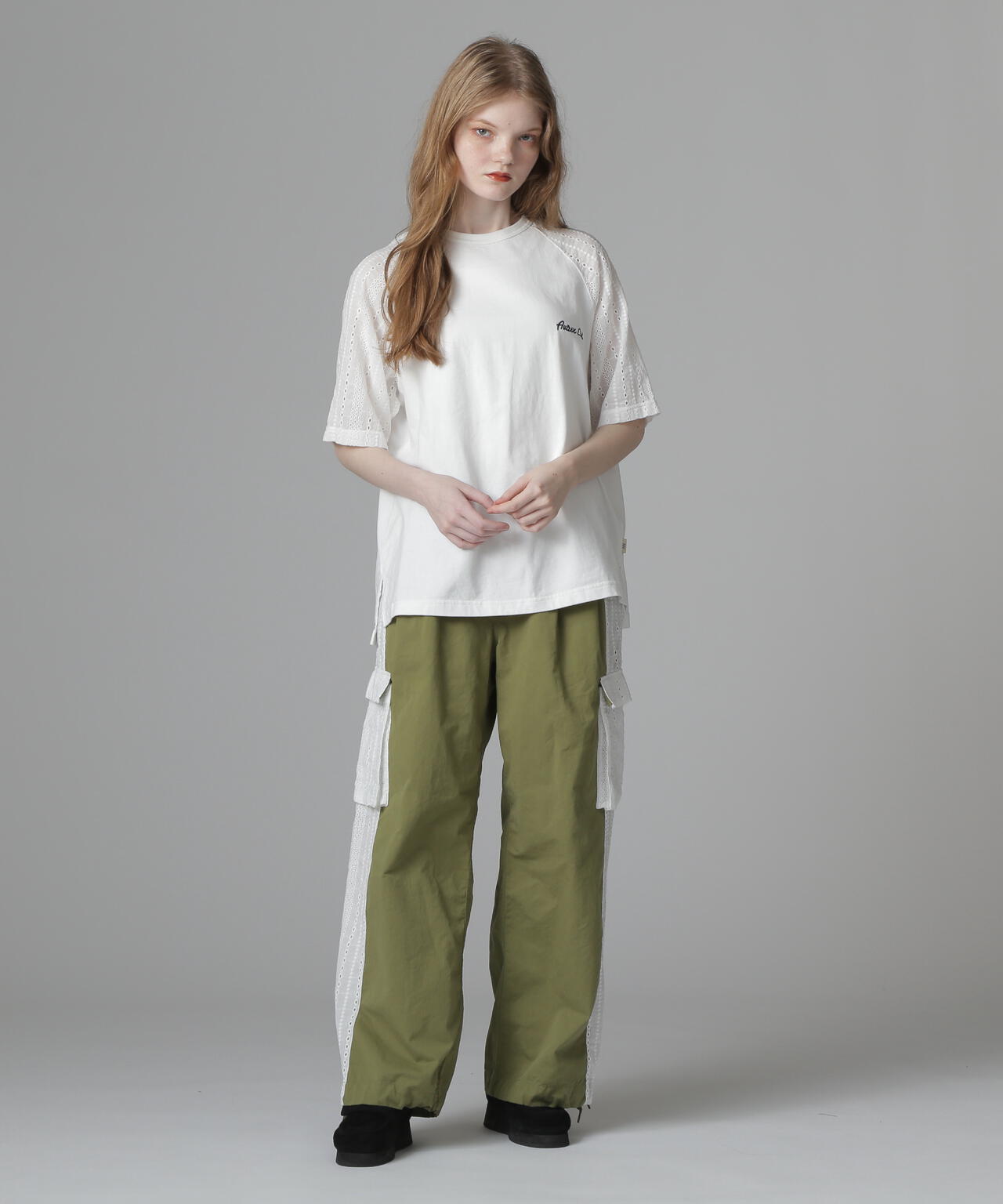 《WEB LIMITED Belle LINE》LACE NUMBERING T-SHIRT/レースナンバリングTシャツ