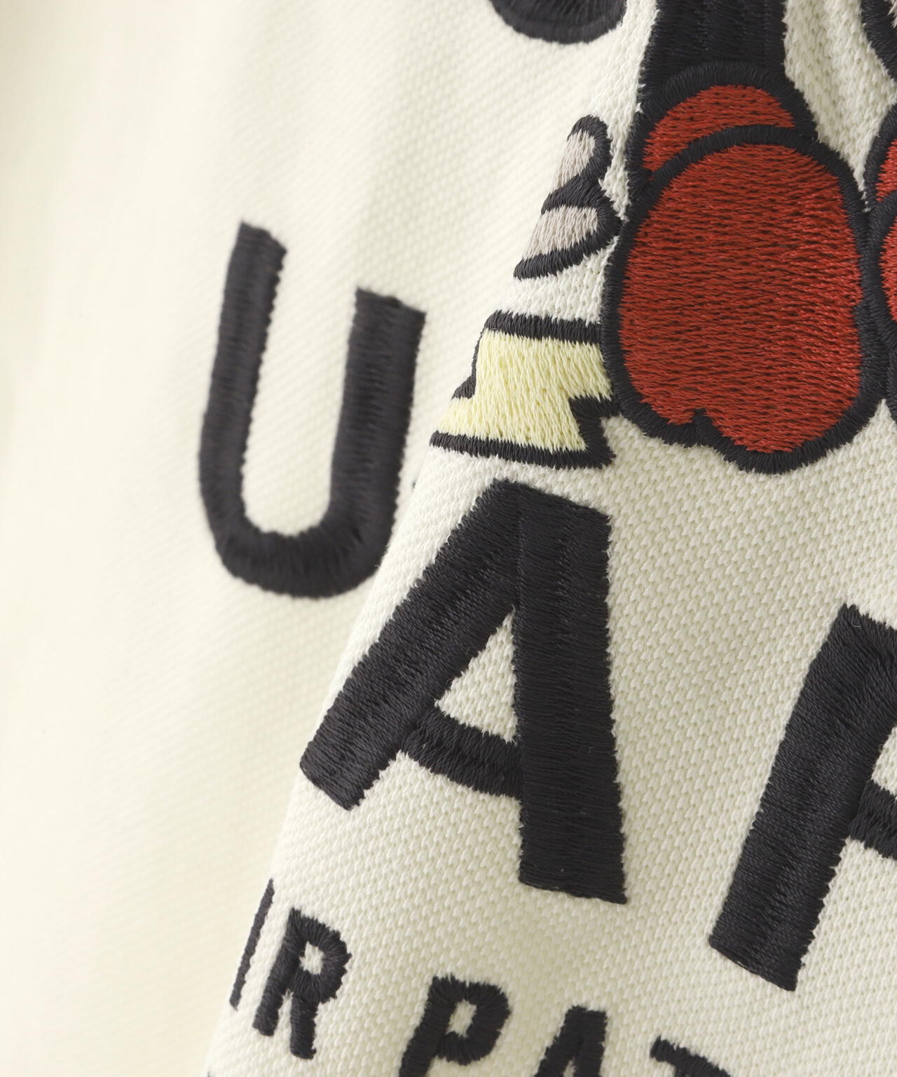 《直営店限定》FADE WASH EMB POLO "BUMBLE BEE" / フェイドウォッシュ 刺繍ポロ / AVIREX