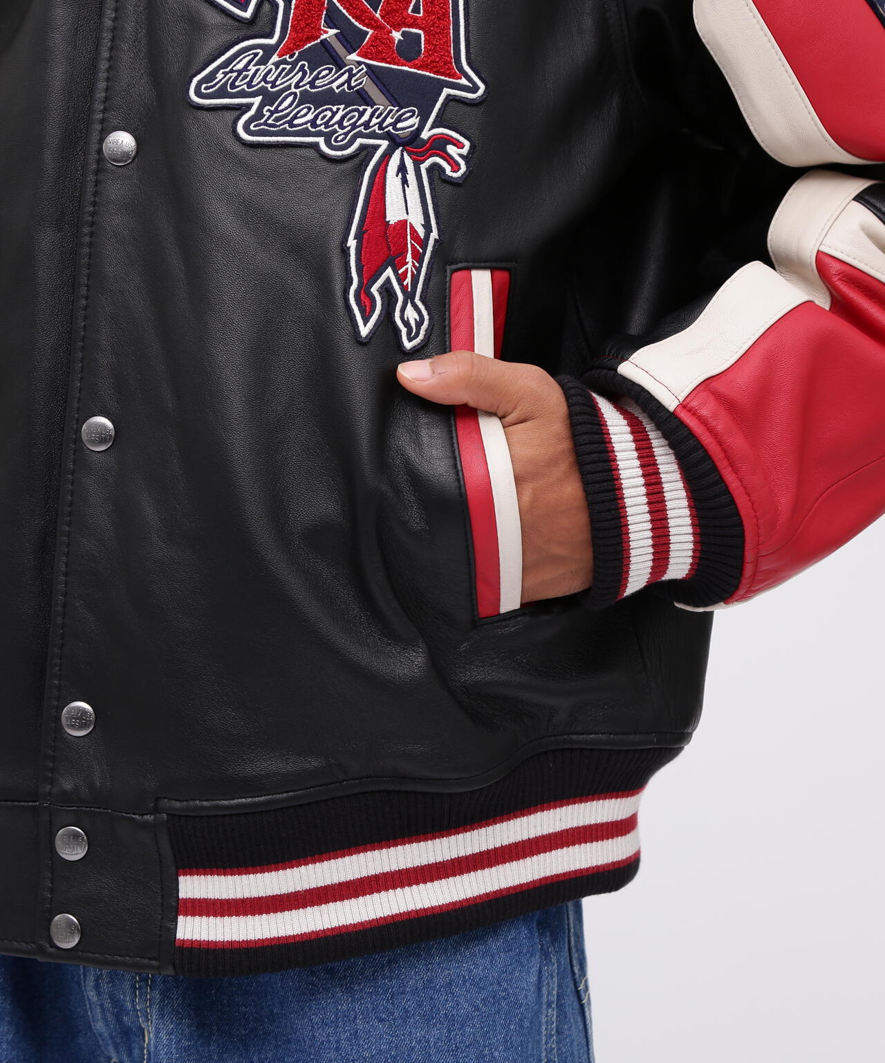 VARSITY JACKET RED AXES / バーシティジャケット レッドアクシズ / AVIREX / アヴィレックス