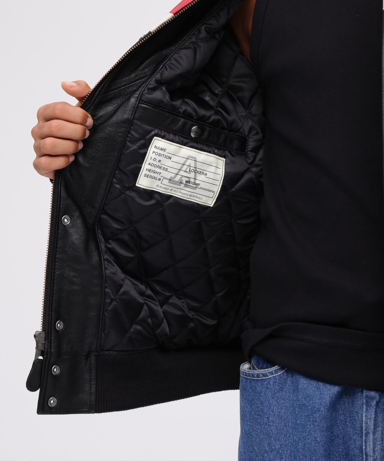VARSITY JACKET RED AXES / バーシティジャケット レッドアクシズ / AVIREX / アヴィレックス