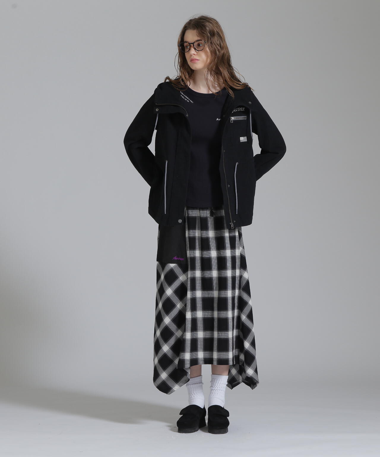 COLOR ZIP COMBI JACKET/カラージップコンビジャケット