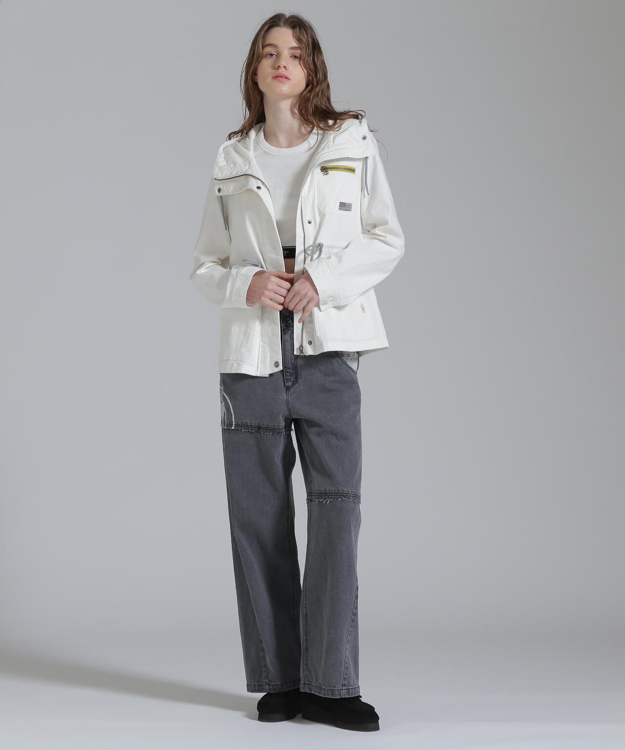 COLOR ZIP COMBI JACKET/カラージップコンビジャケット