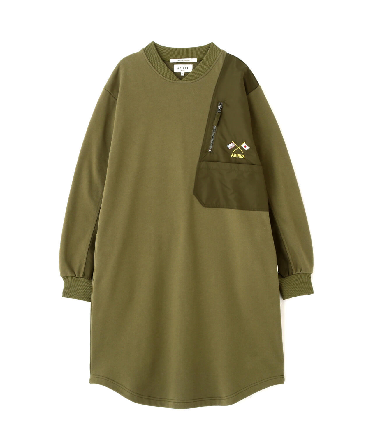 《SOUVENIR COLLECTION》WOMAN/NYLON COMBI MILITARY ONEPIECE