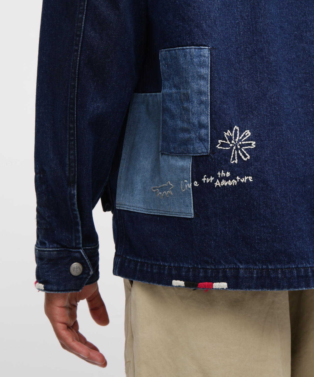 《RESTORE COLLECTION》REPAIR CUSTOM & EMB UTILITY SHIRT JACKET