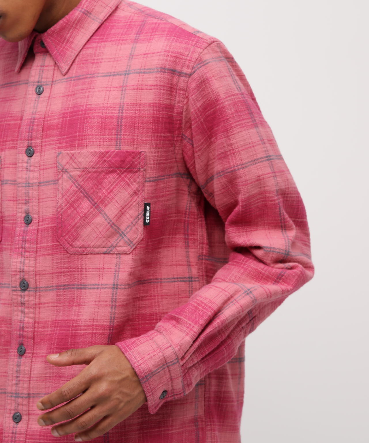 《WEB&DEPOT限定》ONE POINT FLANNEL CHECK SHIRT