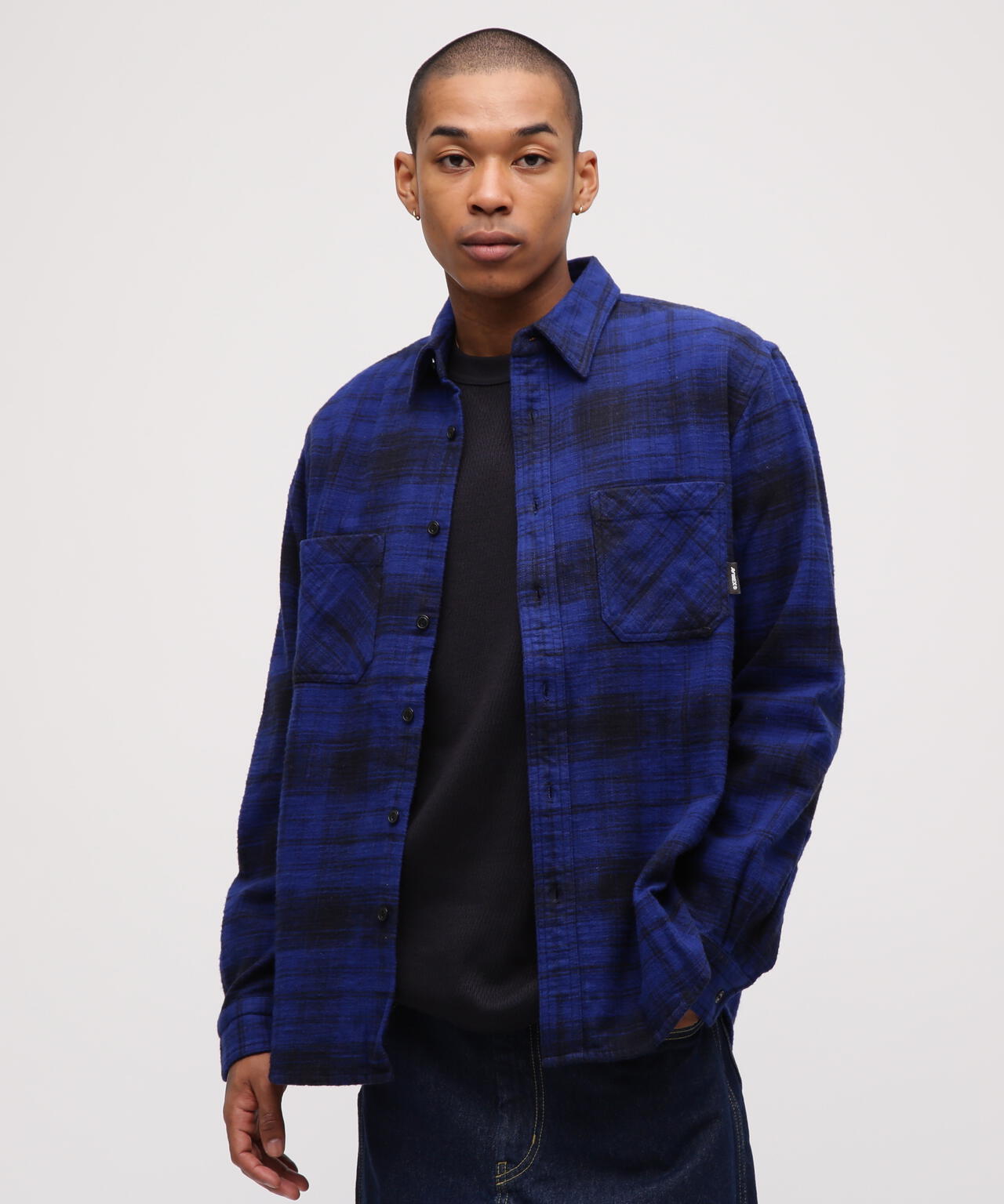《WEB&DEPOT限定》ONE POINT FLANNEL CHECK SHIRT