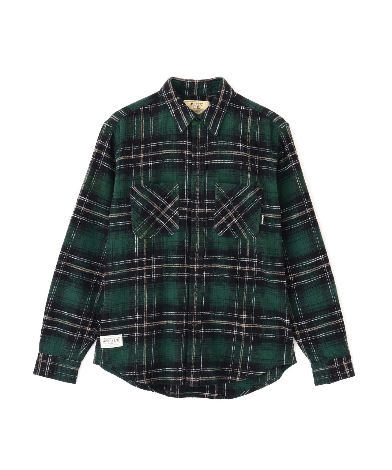 《WEB&DEPOT限定》ONE POINT FLANNEL CHECK SHIRT