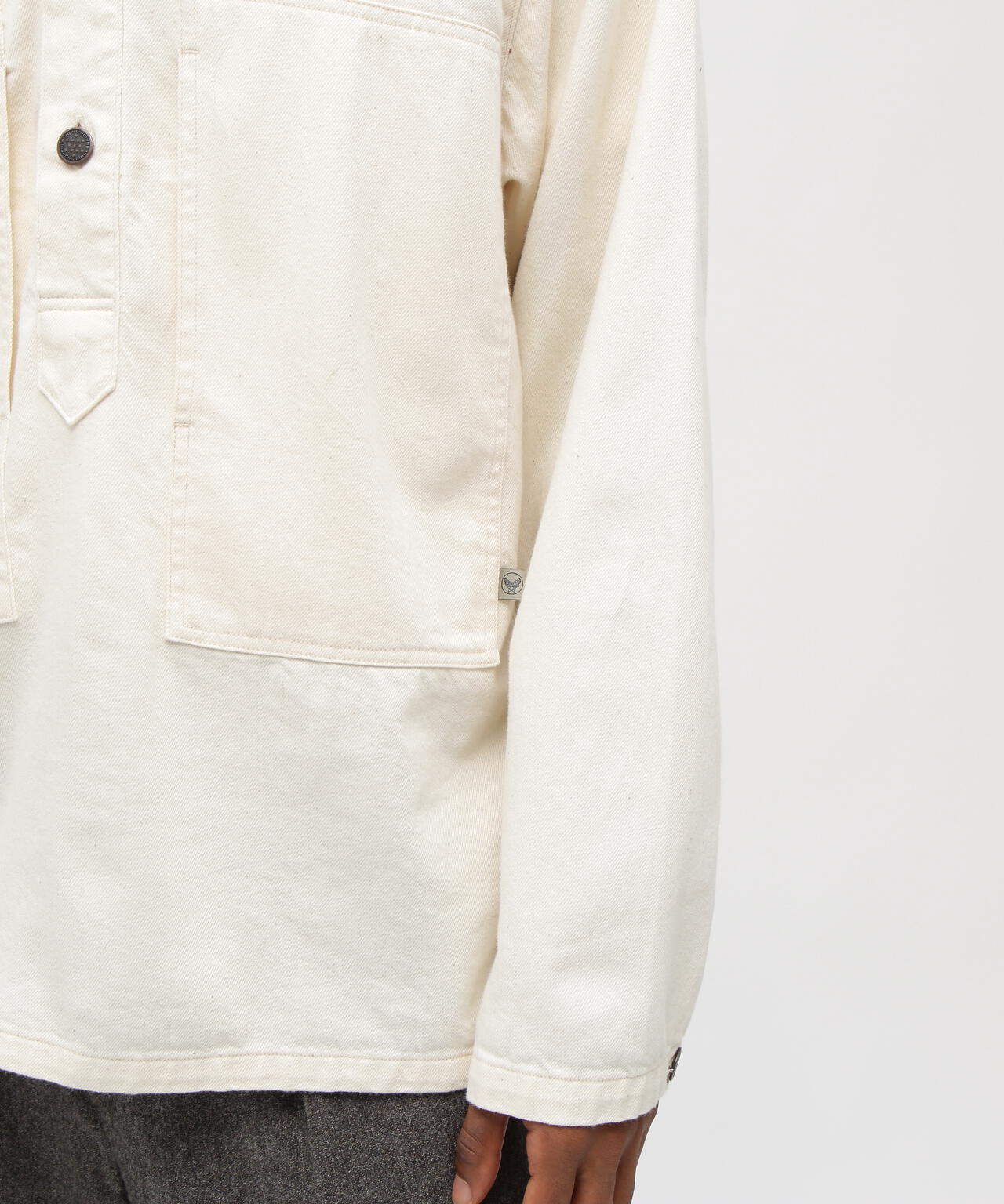 《TFQP by HANDROOM》NEP DENIM PULLOVER SHIRT