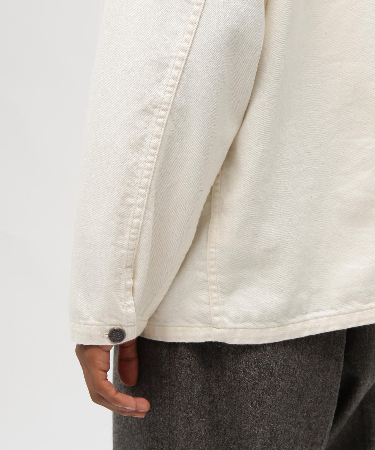 《TFQP by HANDROOM》NEP DENIM PULLOVER SHIRT