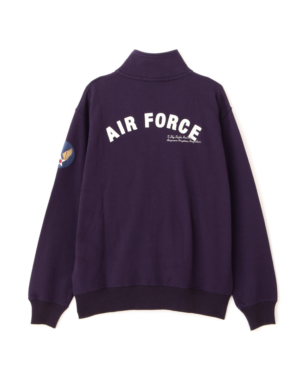 《WEB&DEPOT限定》STAND ZIP UP SWEAT AIR FORCE