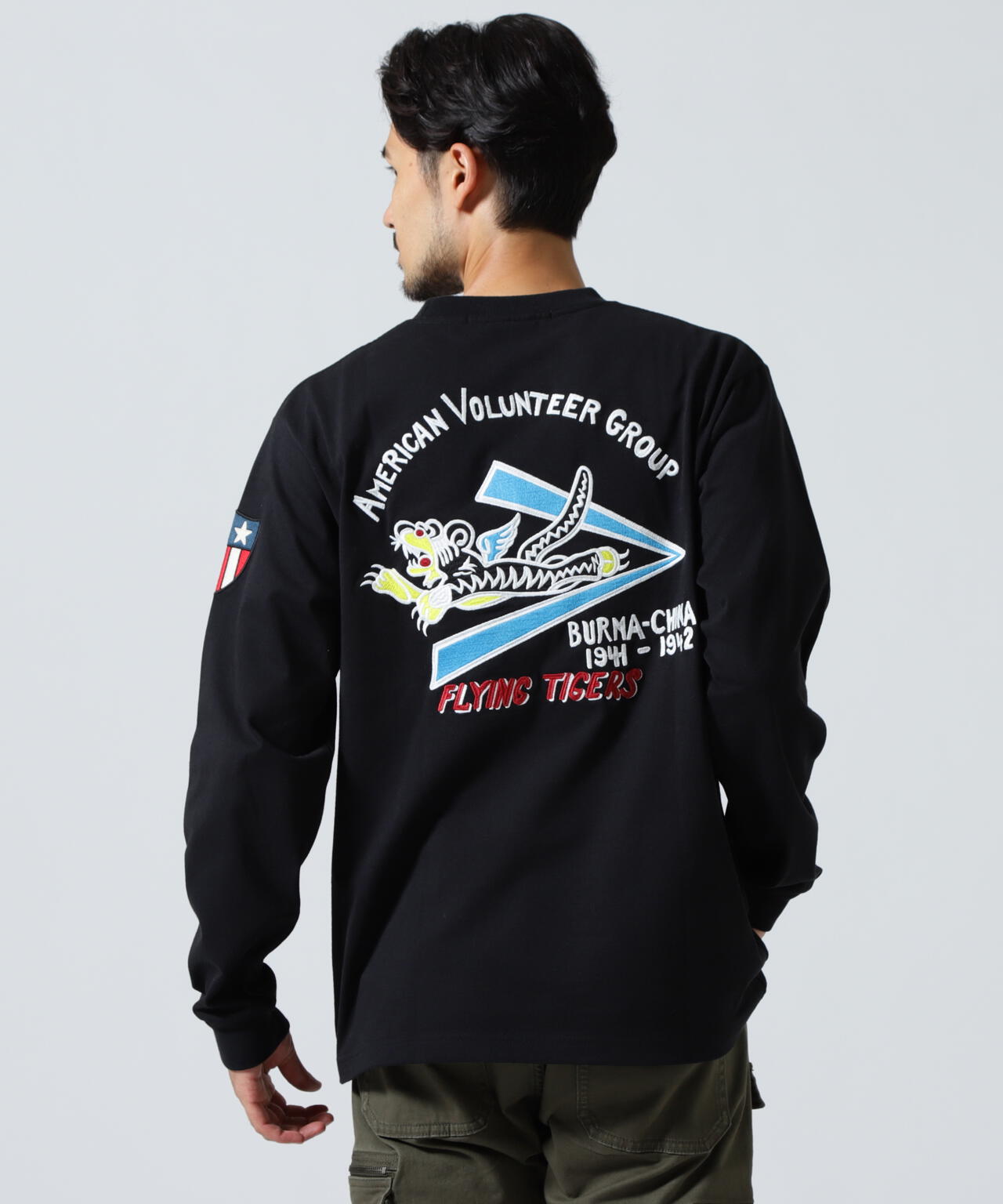 EMB FLYING TIGER L/S T-SHIRT
