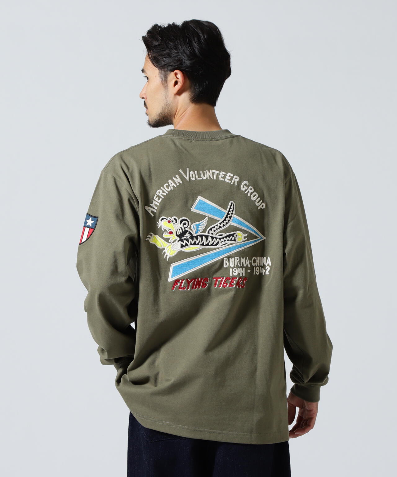 EMB FLYING TIGER L/S T-SHIRT