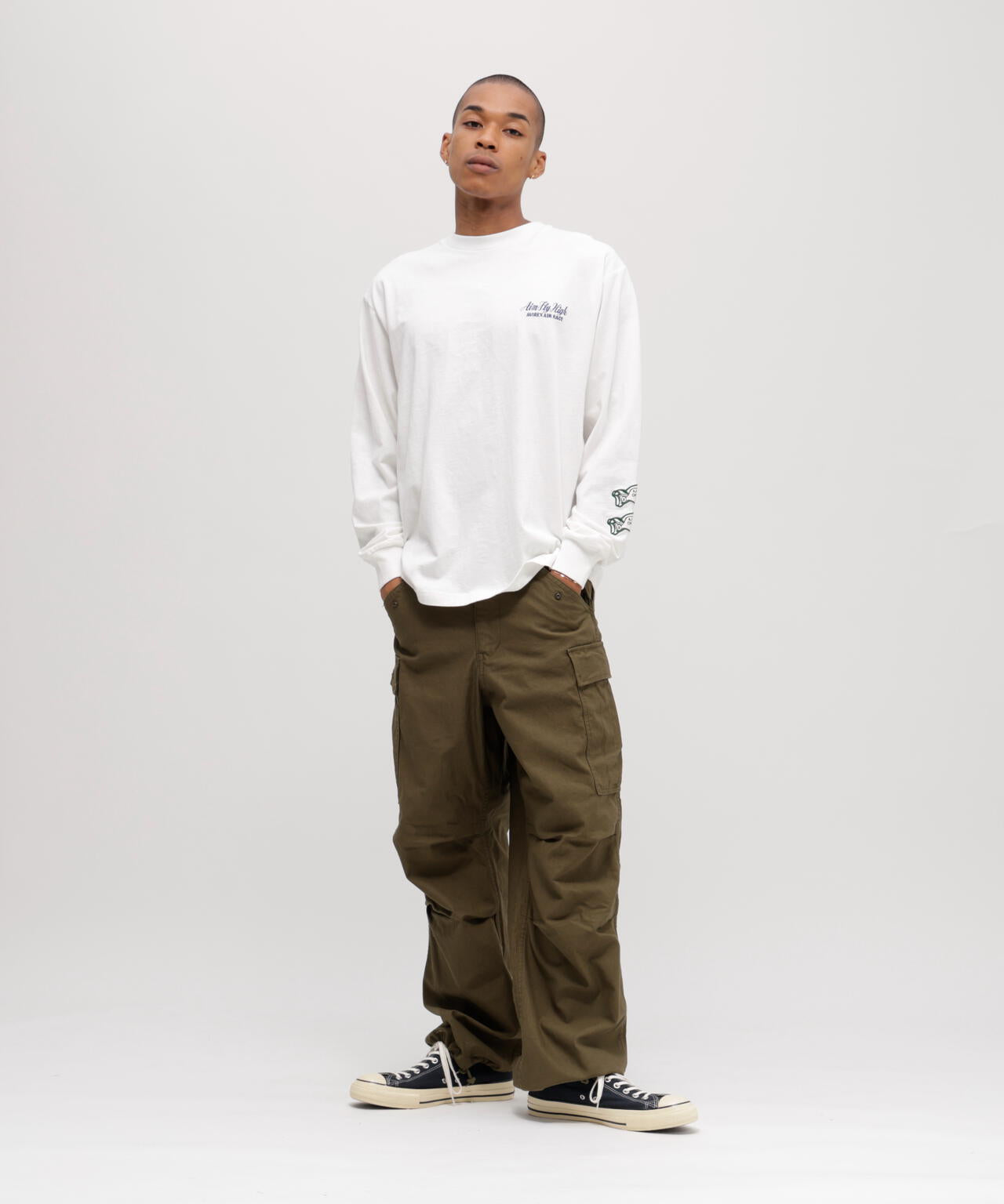 《A.A.R.C》TIGER CHAMPS SLUB L/S T-SHIRT