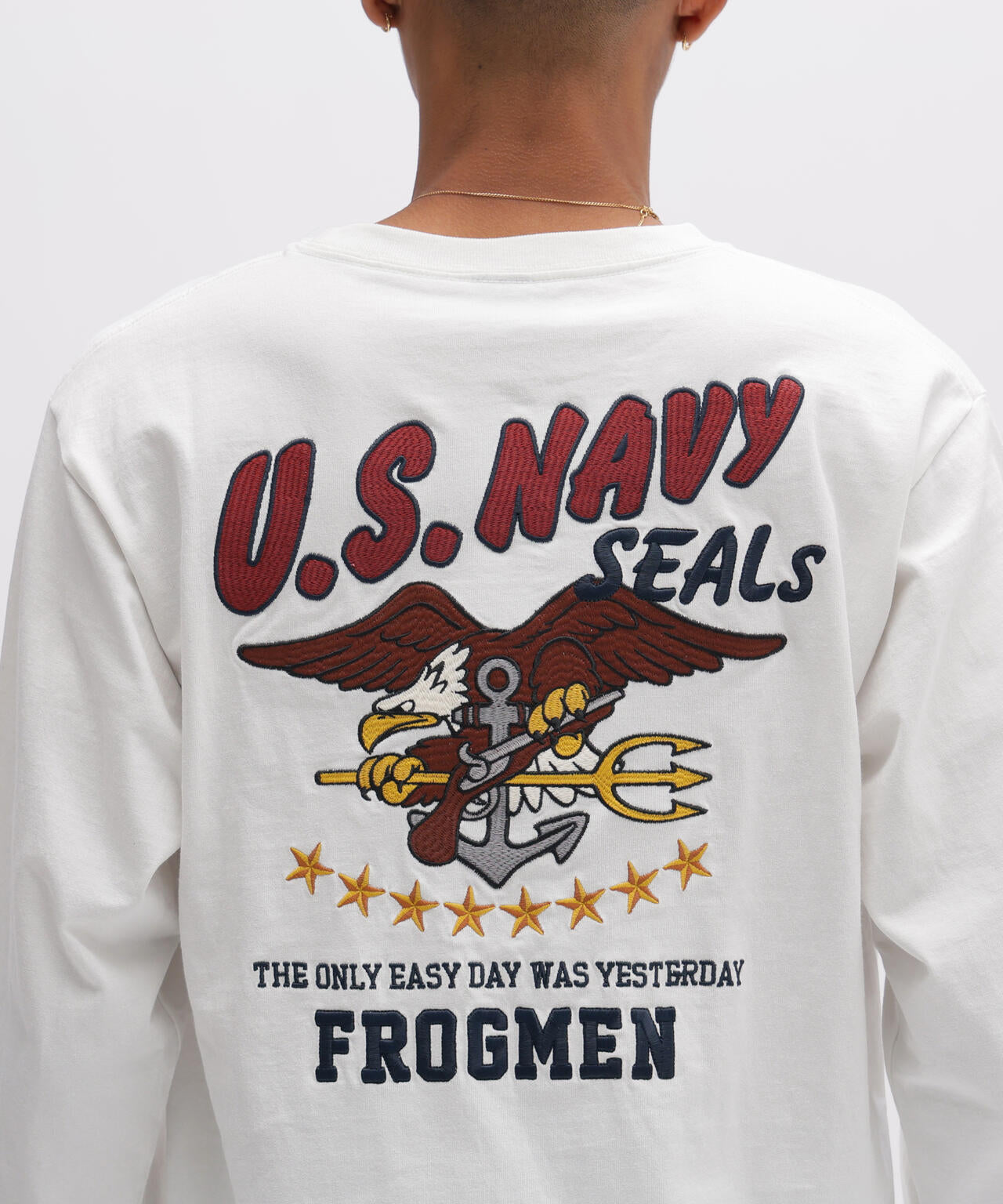 《WEB&DEPOT限定》EMB L/S T-SHIRT NAVY SEALS