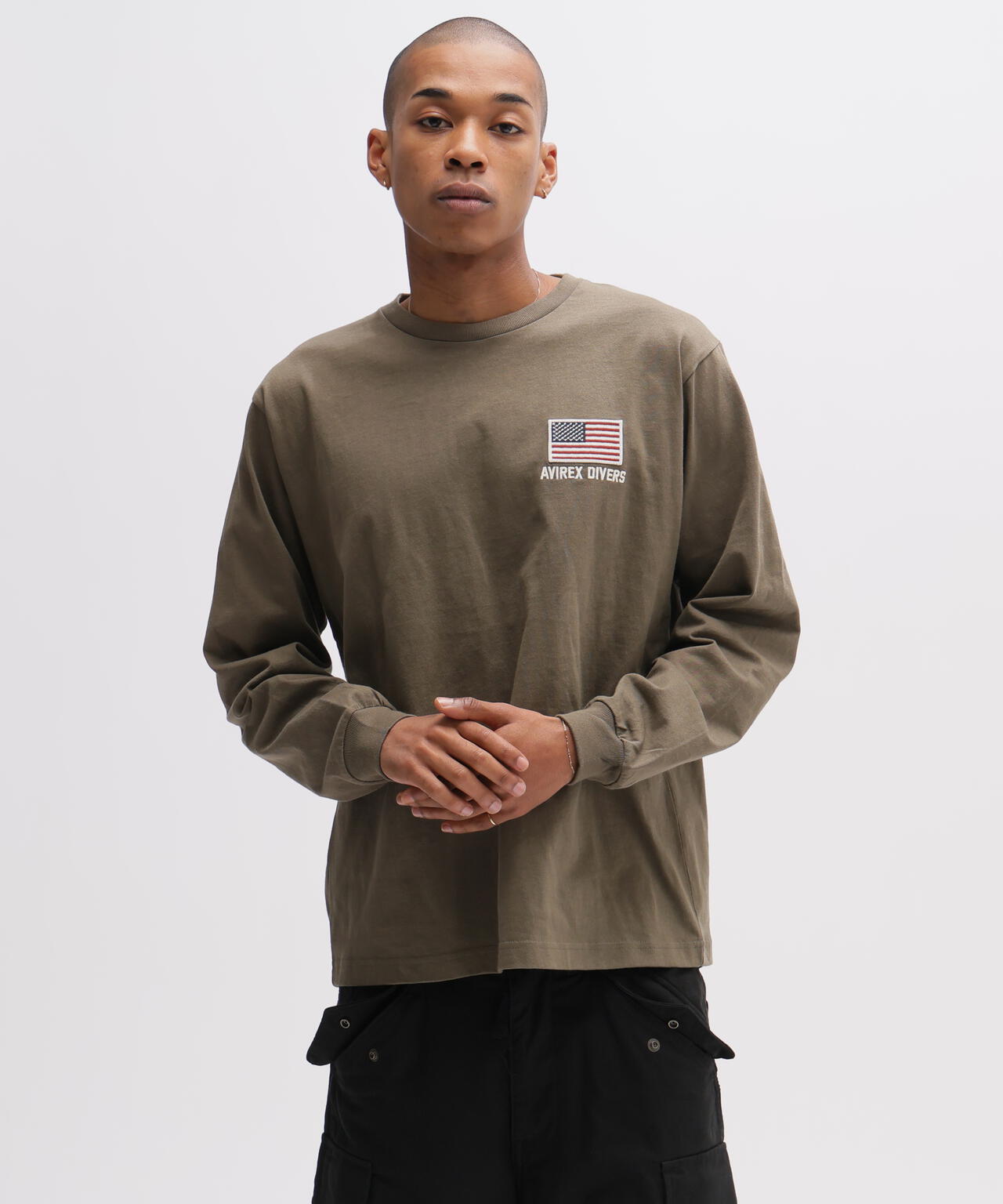 《WEB&DEPOT限定》EMB L/S T-SHIRT NAVY SEALS