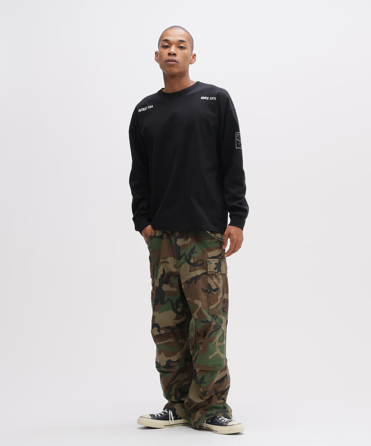 《WEB&DEPOT限定》STENCIL L/S T-SHIRT