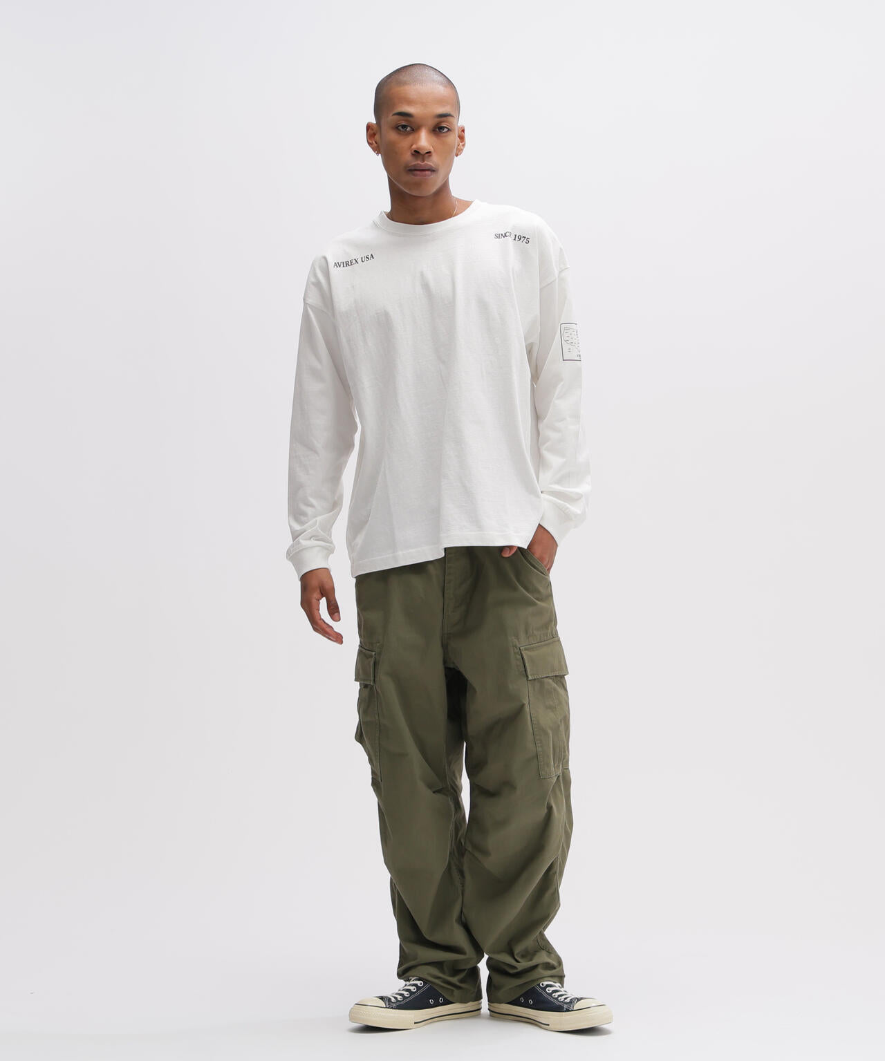 《WEB&DEPOT限定》STENCIL L/S T-SHIRT