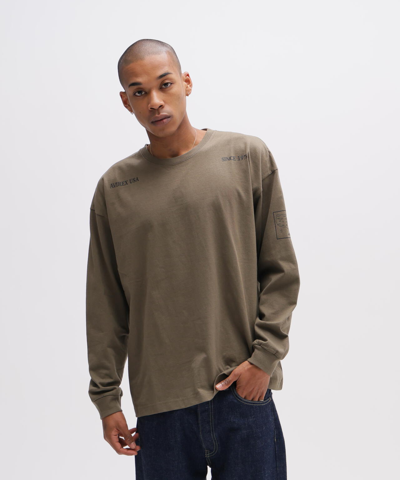 《WEB&DEPOT限定》STENCIL L/S T-SHIRT