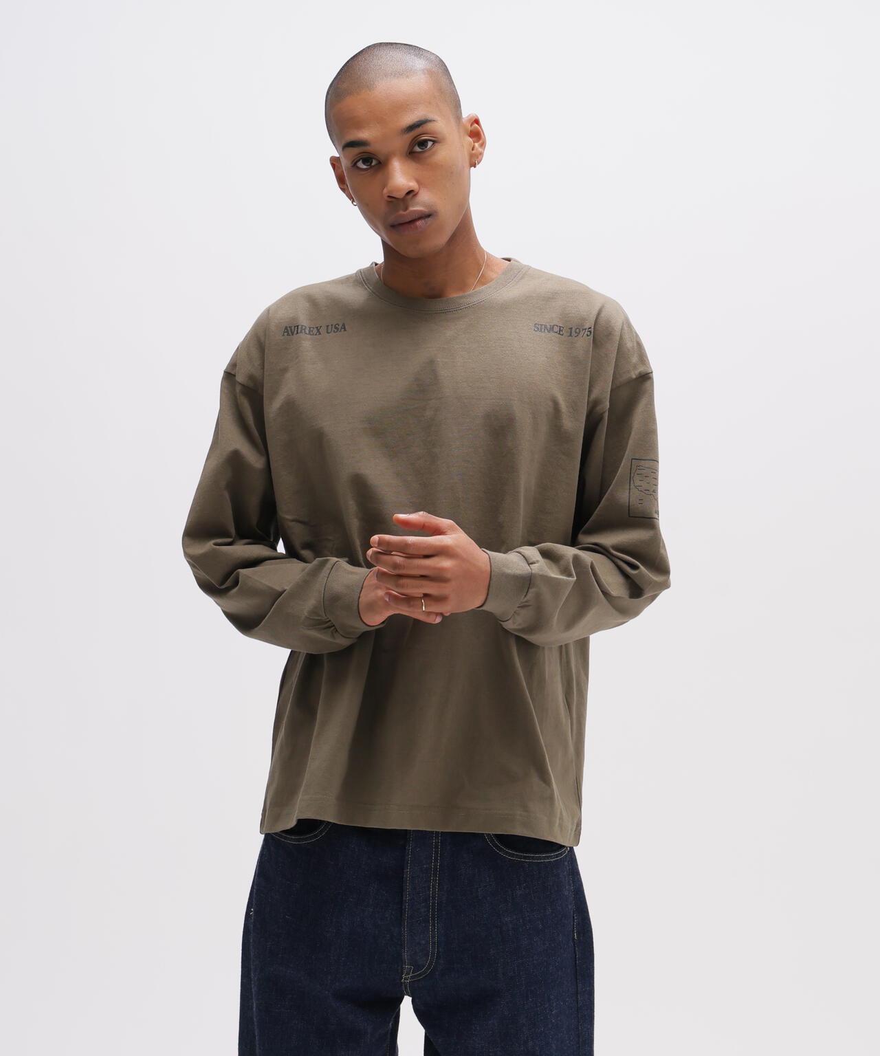《WEB&DEPOT限定》STENCIL L/S T-SHIRT