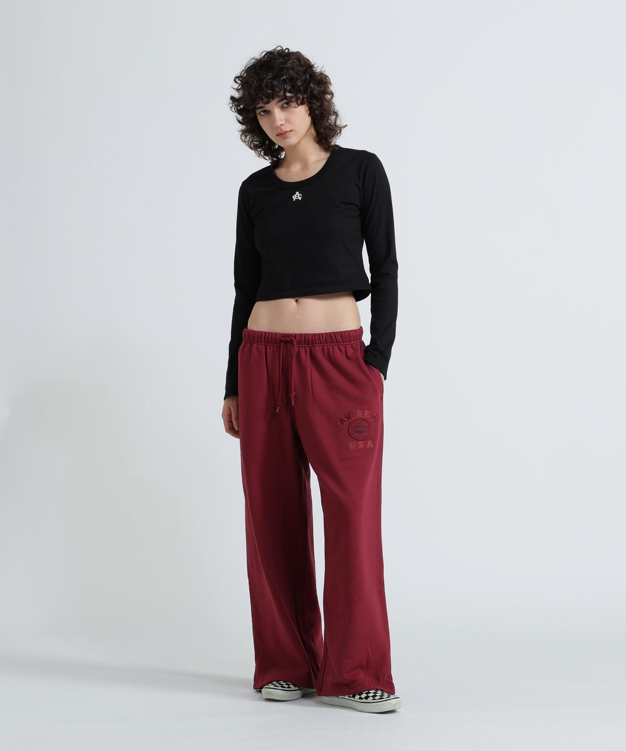 《WOMAN/直営店限定》SHORT EMBROIDERY LOGO T-SHIRT