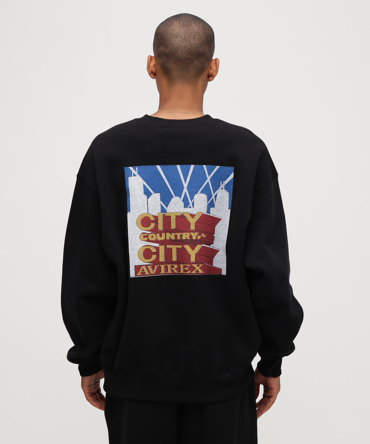 《AVIREX × CITY COUNTRY CITY》SIGNATURE CREW SWEAT