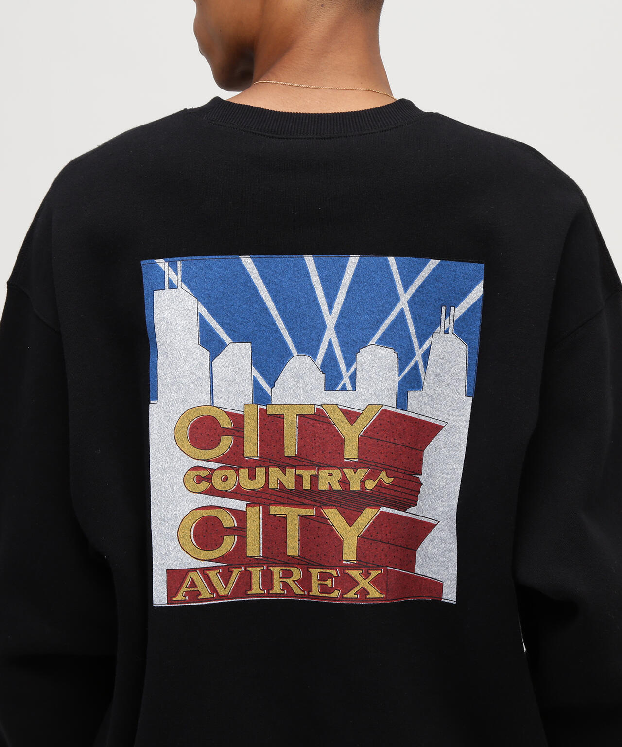 《AVIREX × CITY COUNTRY CITY》SIGNATURE CREW SWEAT