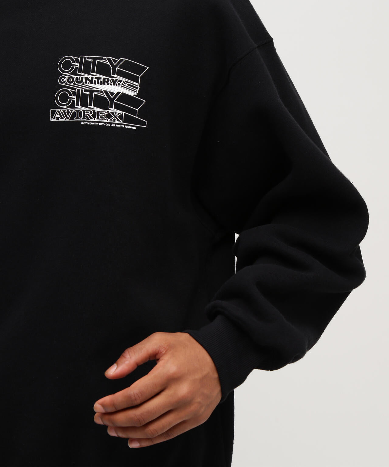 《AVIREX × CITY COUNTRY CITY》SIGNATURE CREW SWEAT