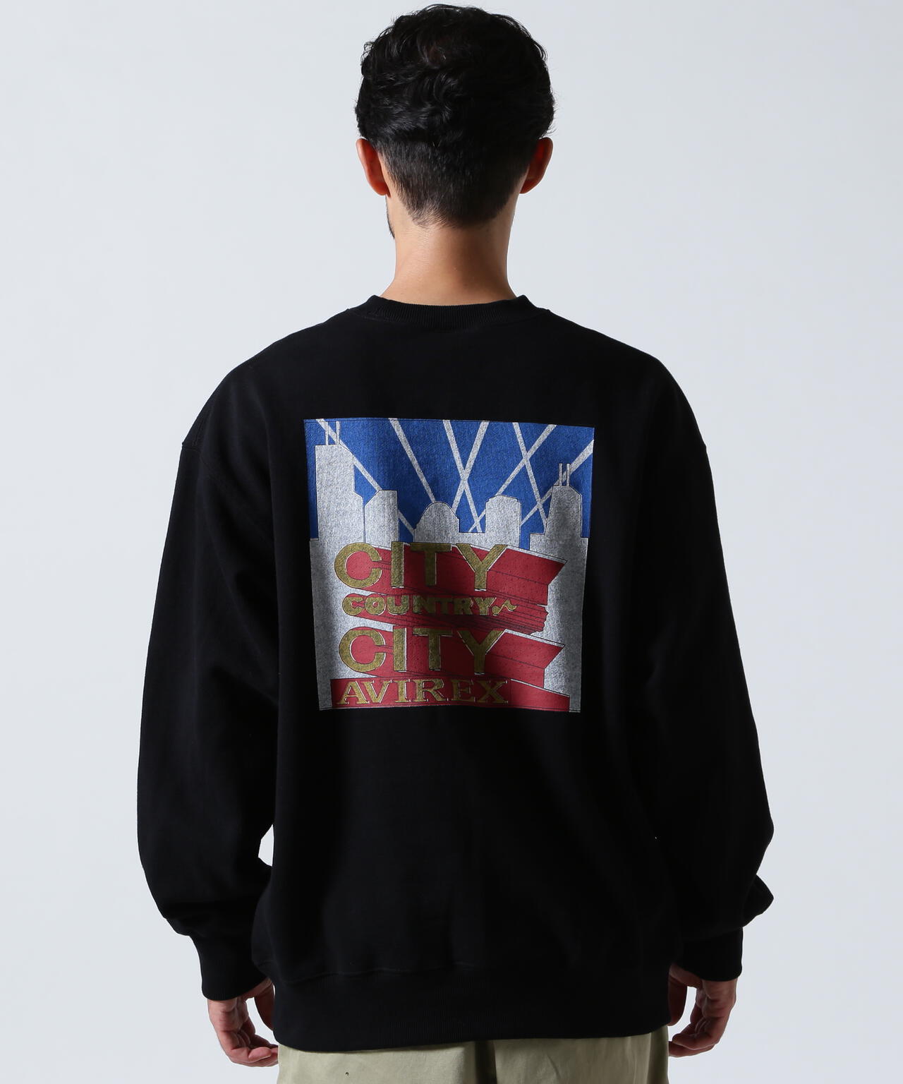 《AVIREX × CITY COUNTRY CITY》SIGNATURE CREW SWEAT