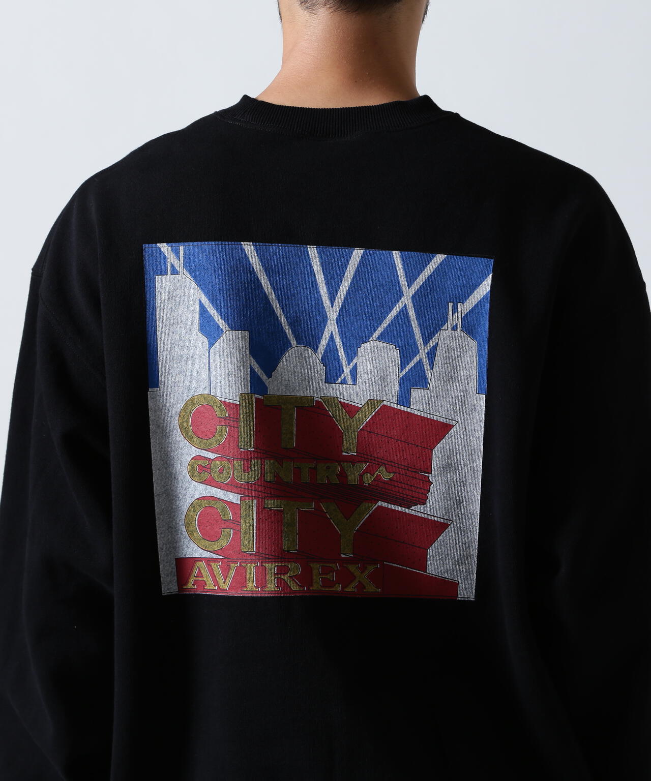 《AVIREX × CITY COUNTRY CITY》SIGNATURE CREW SWEAT