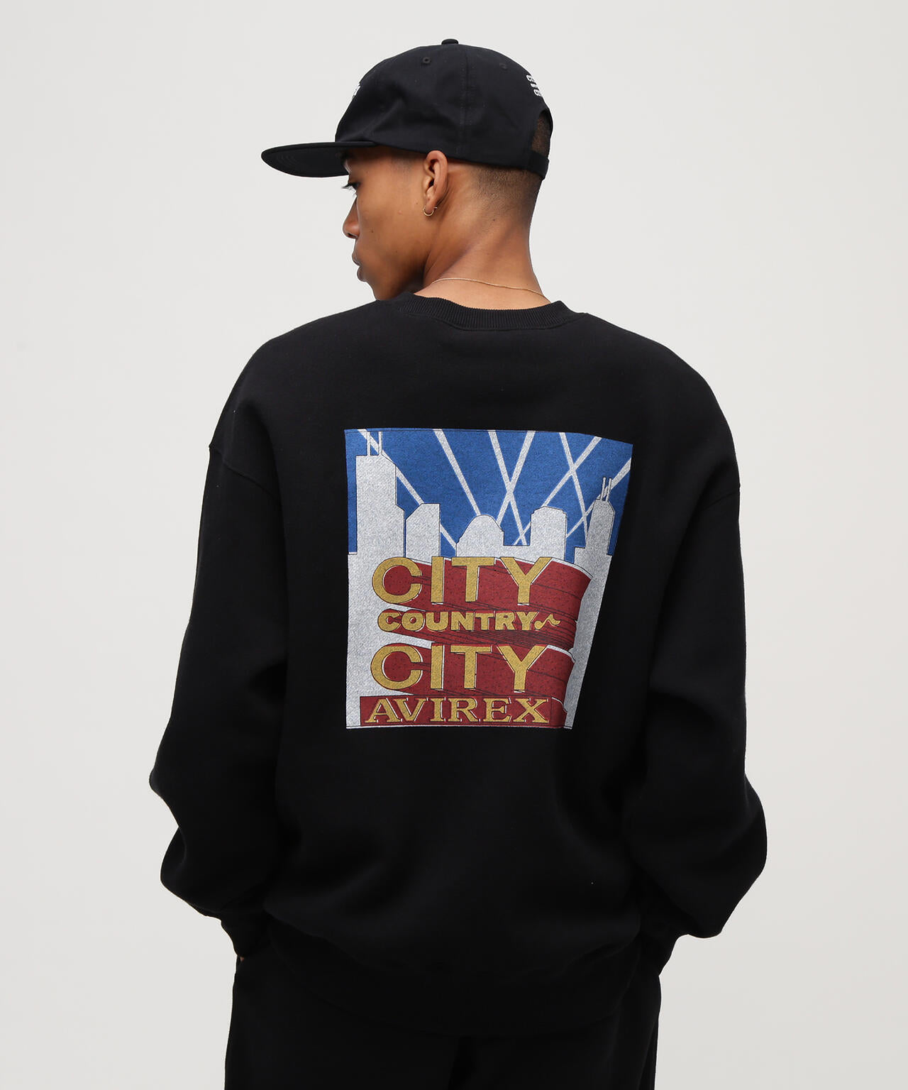 《AVIREX × CITY COUNTRY CITY》SIGNATURE CREW SWEAT