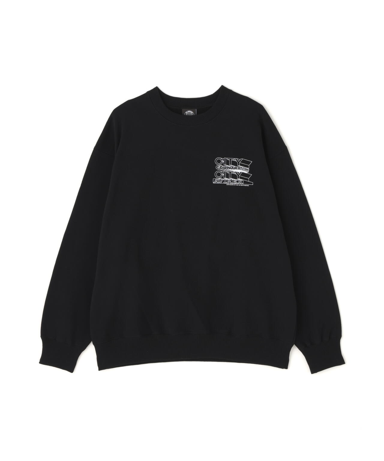 《AVIREX × CITY COUNTRY CITY》SIGNATURE CREW SWEAT
