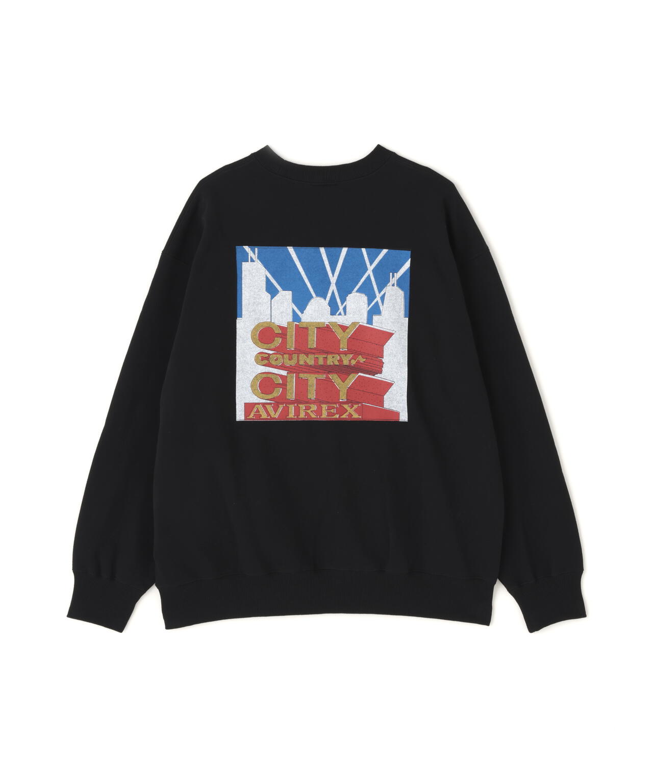 《AVIREX × CITY COUNTRY CITY》SIGNATURE CREW SWEAT