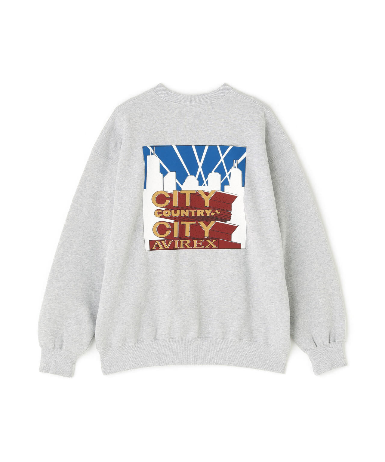 《AVIREX × CITY COUNTRY CITY》SIGNATURE CREW SWEAT