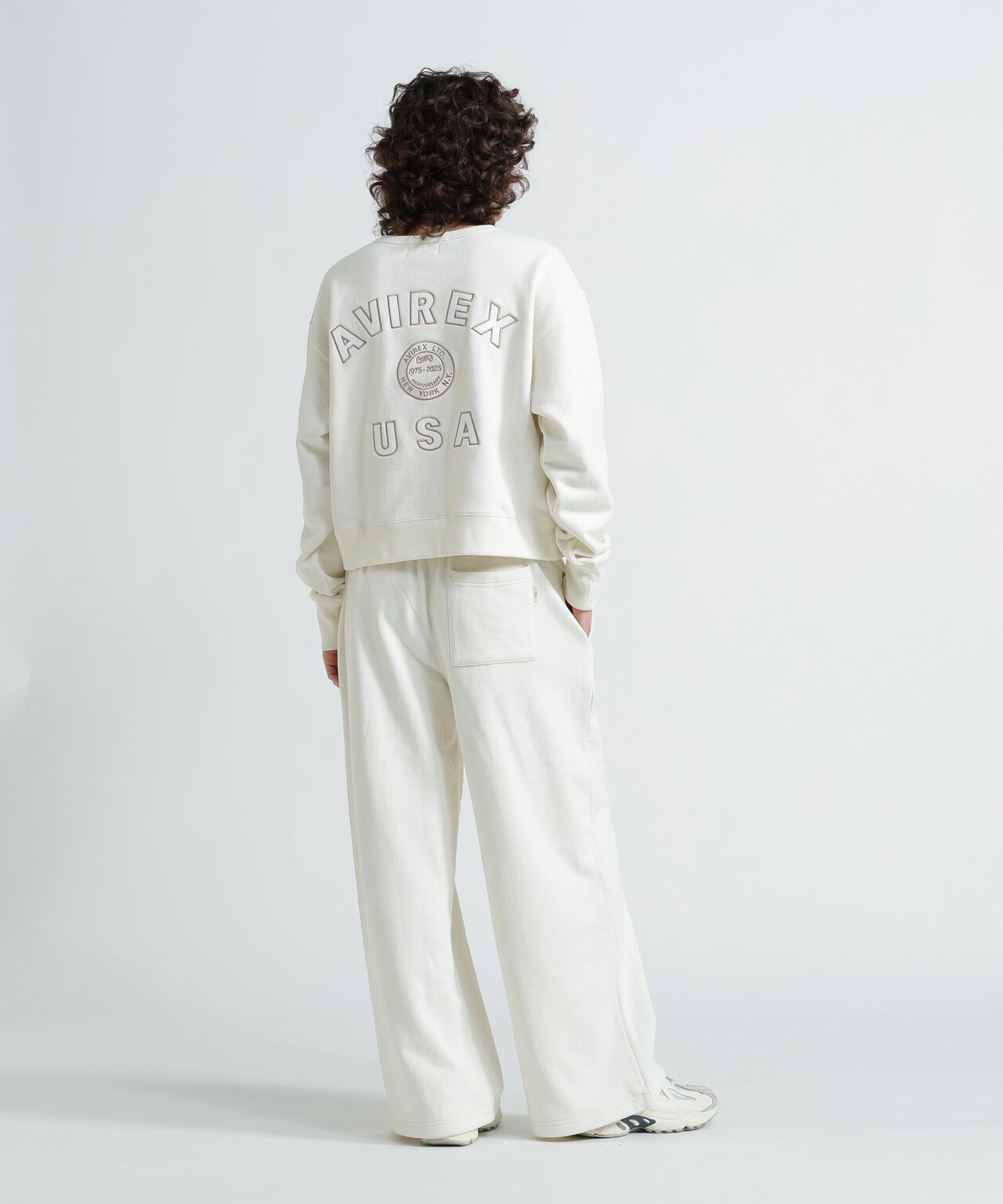 《WOMAN》AVIREX 50th VARSITY CREW SWAET/バーシティークルーネックスウェット