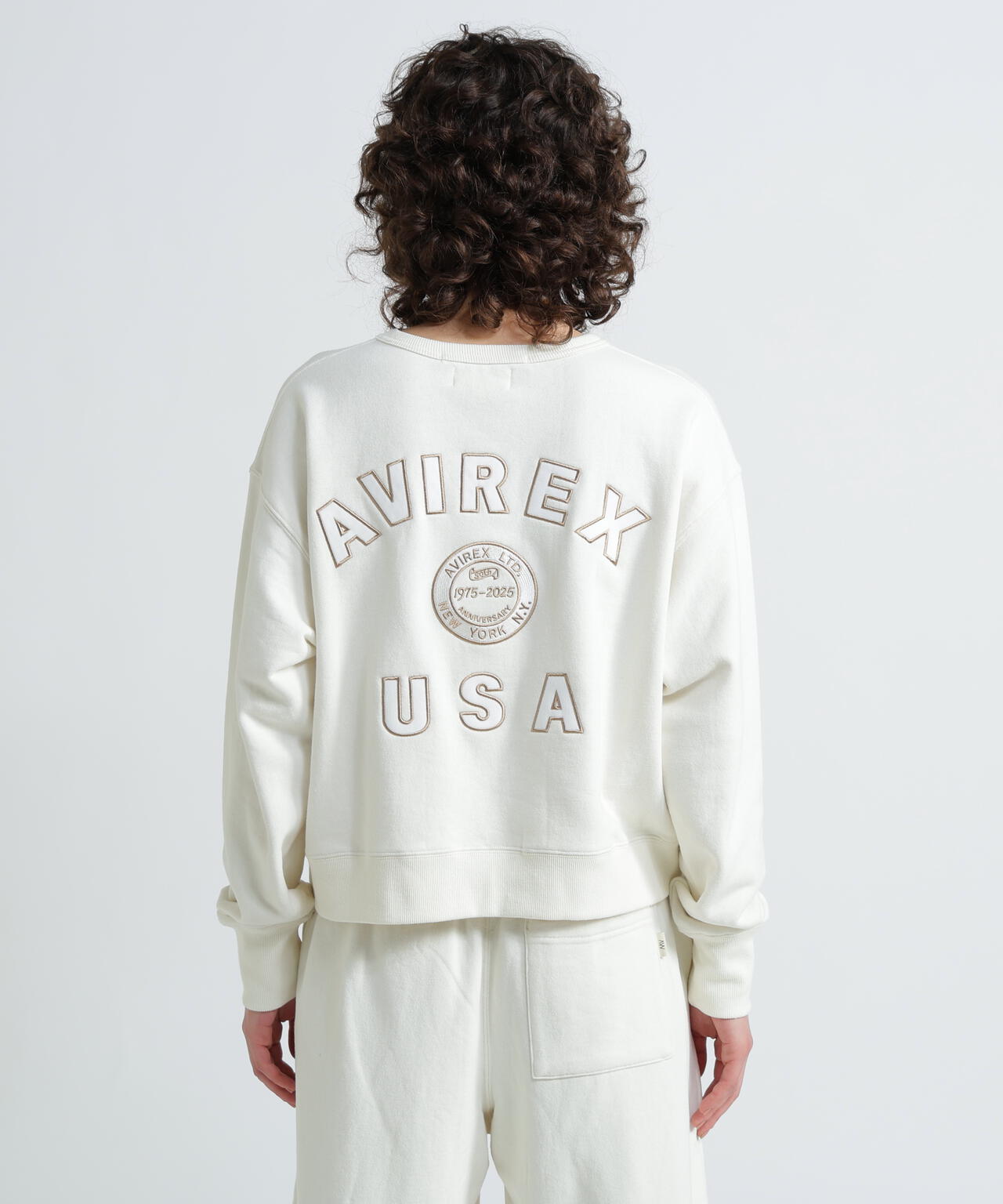 《WOMAN》AVIREX 50th VARSITY CREW SWAET/バーシティークルーネックスウェット