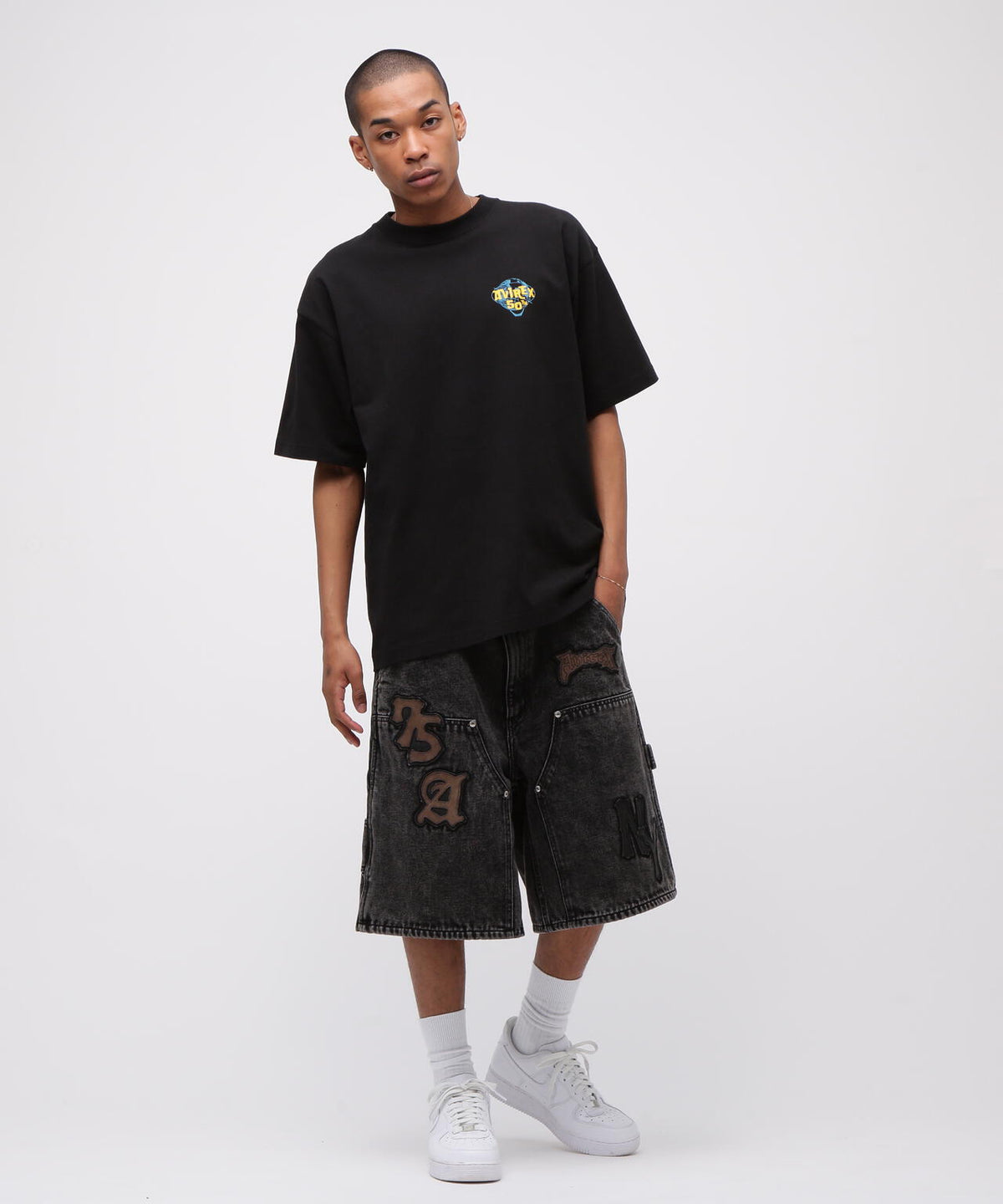 AVIREX USA T-SHIRT / ロゴ 半袖Tシャツ / AVIREX / アヴィレックス