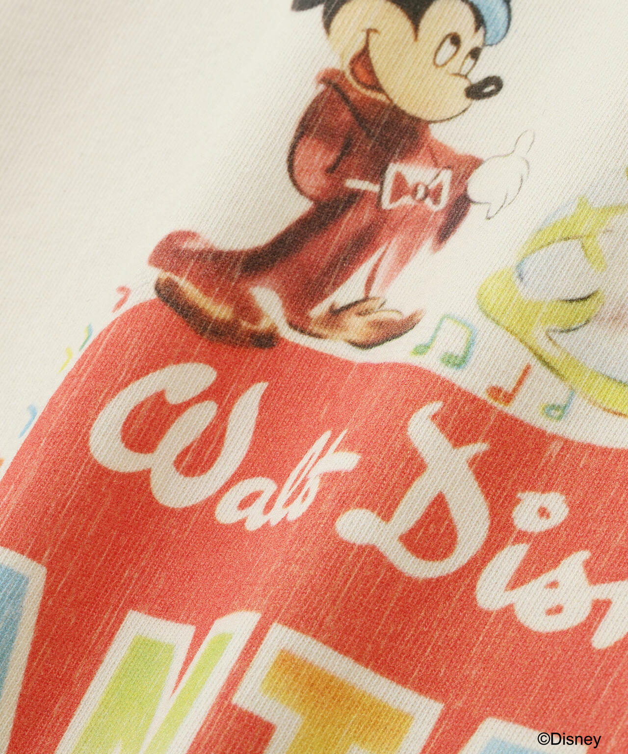 《Disney Collection》FANTASIA / MICKEY MOUSE / FILM POSTER T-SHIRT