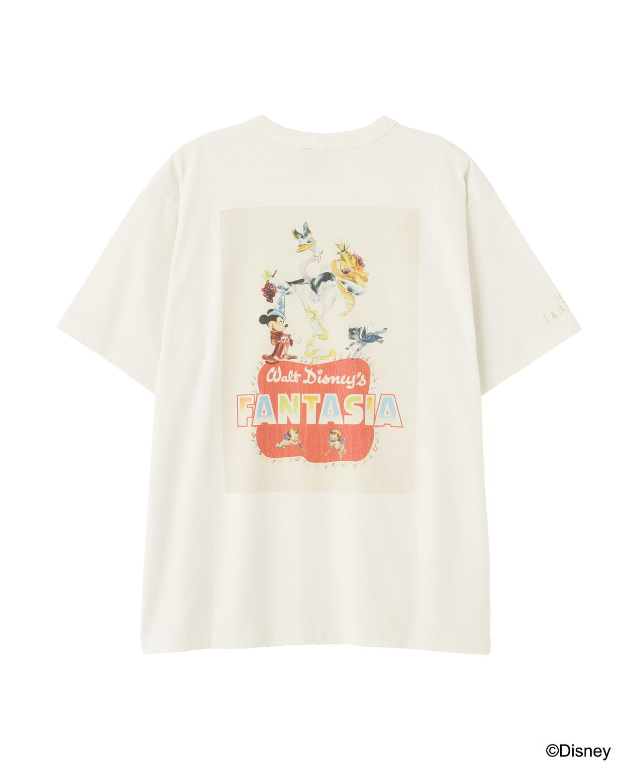 《Disney Collection》FANTASIA / MICKEY MOUSE / FILM POSTER T-SHIRT