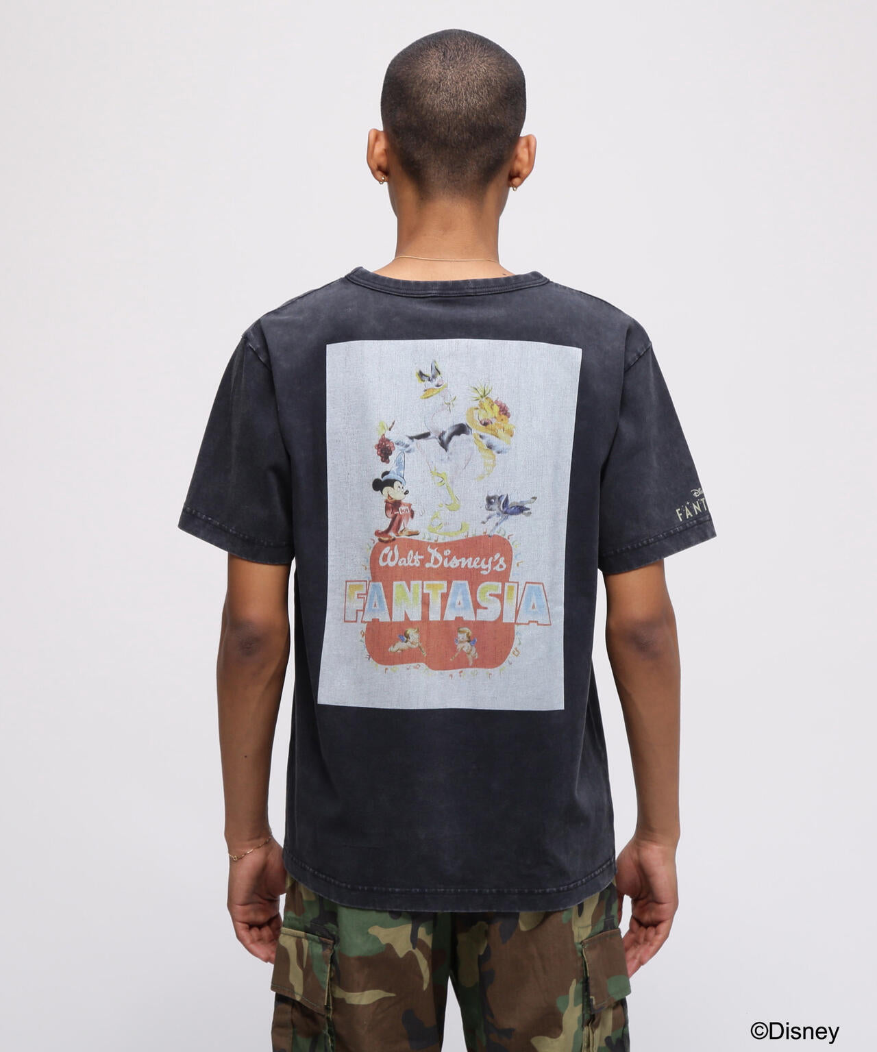《Disney Collection》FANTASIA / MICKEY MOUSE / FILM POSTER T-SHIRT