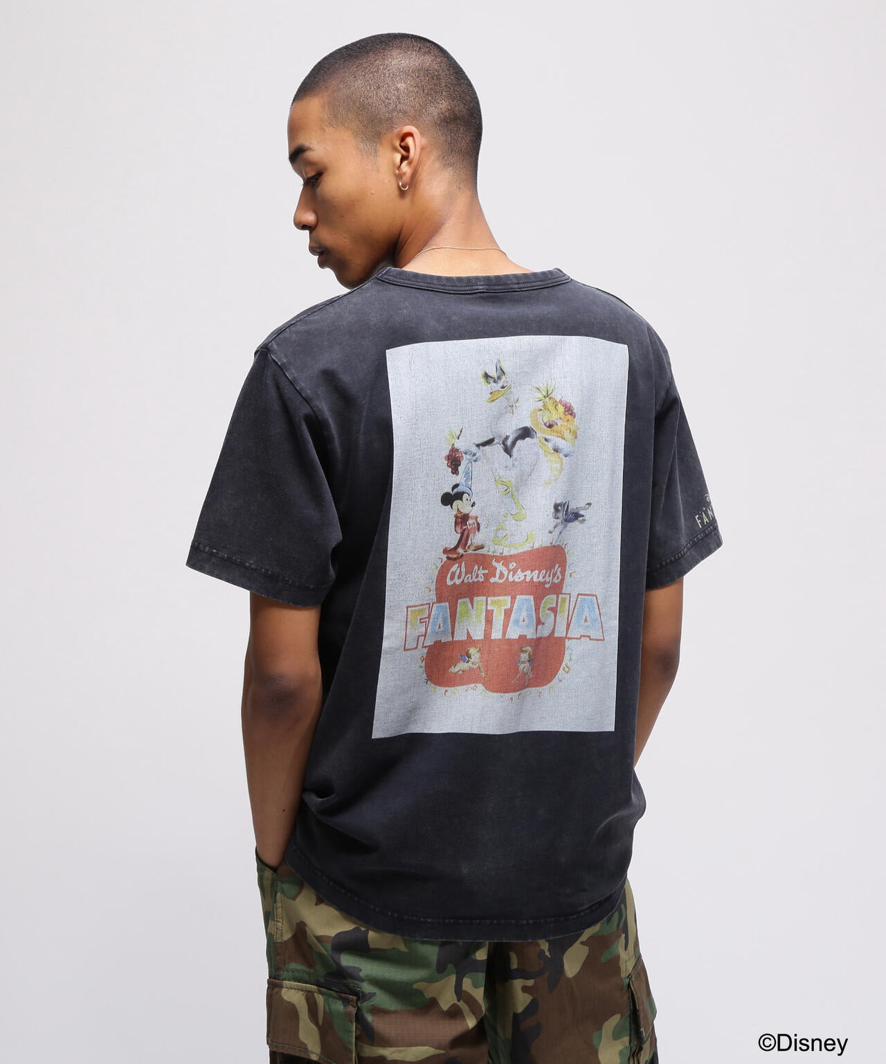 《Disney Collection》FANTASIA / MICKEY MOUSE / FILM POSTER T-SHIRT