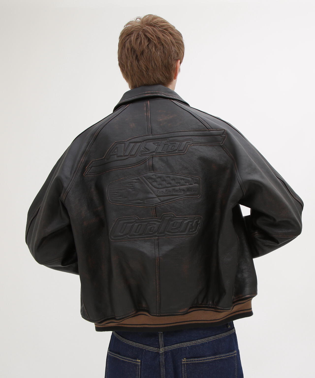 VARISTY LEATHER ”GOALERS” VINTAGE BLACK